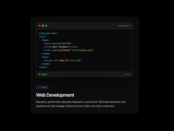 Dark Code Window Card with Tailwind Glassmorphism