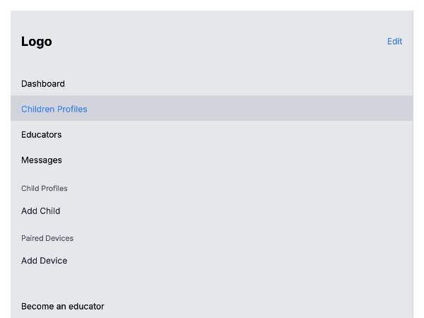 POW App Sidebar Navigation