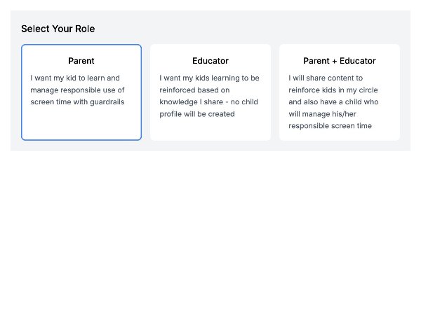 Role Selection Component
