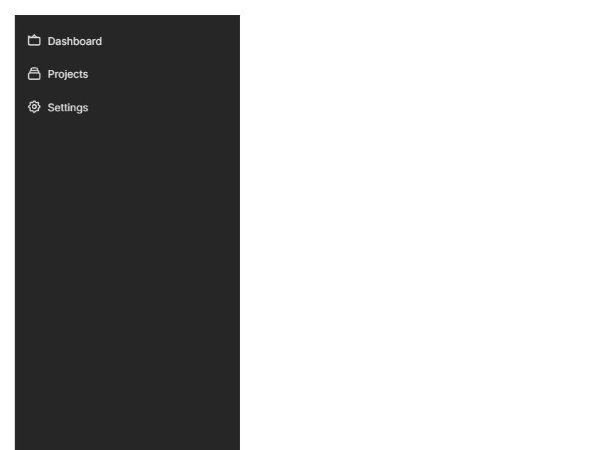 Animated Sidebar Navigation
