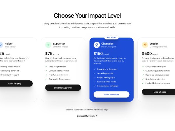 Training Program Course Section with Animated Modules