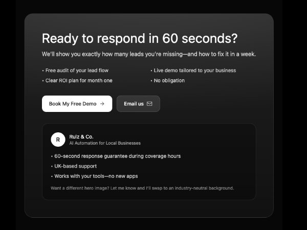 RulzCo - CTA section