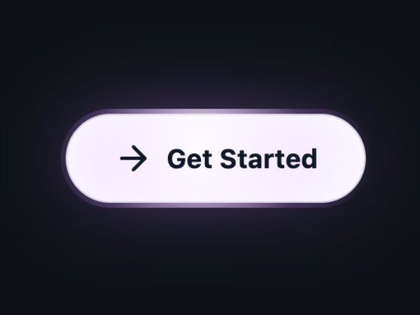 Glowing CTA Button with Arrow Icon