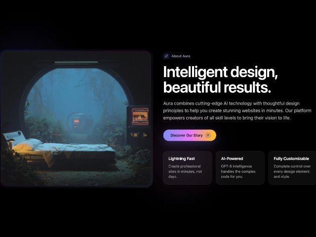 Two-Column About Section with Image, CTA & Features