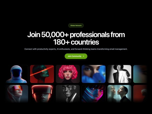 Animated Community CTA Section with Avatar Marquee