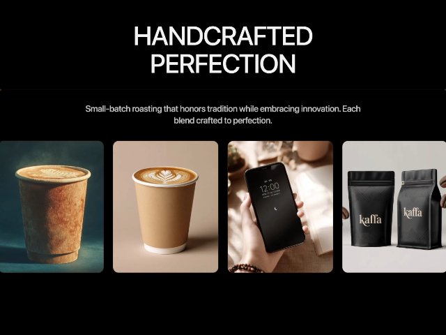 Animated Product Gallery Section with Headline