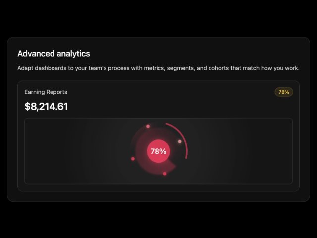 Analytics Summary Card with Animated Loader