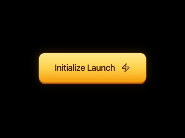 Gradient Launch Button with Icon