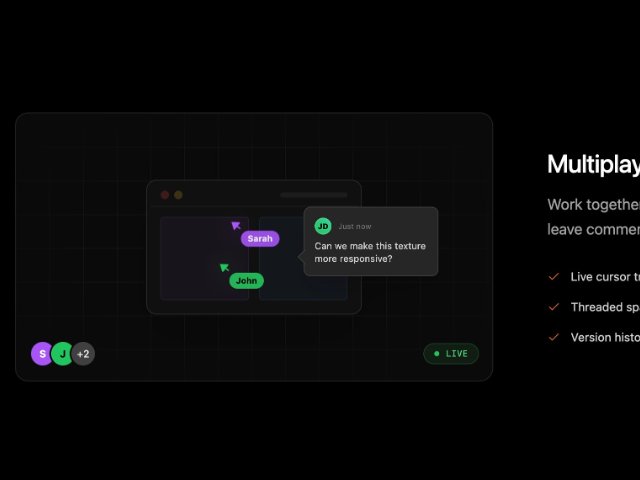 Overlapping Avatars with Live Status Badge