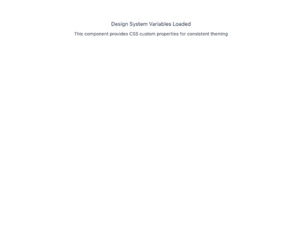 WordPress Design System CSS Variables