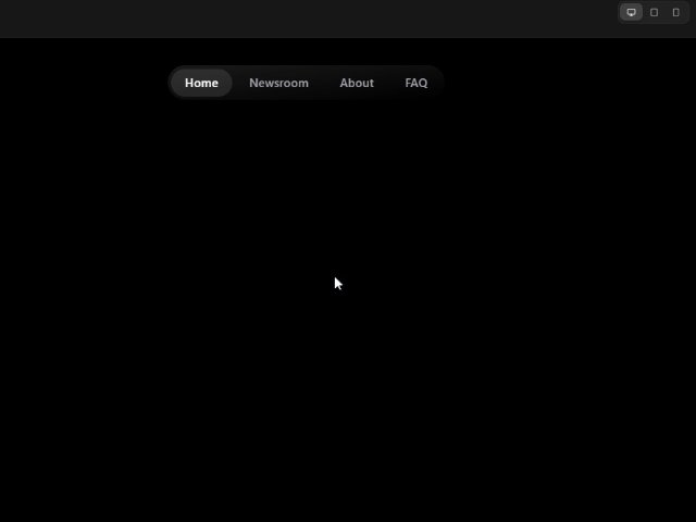 Gradient Navigation Bar with CTA Button