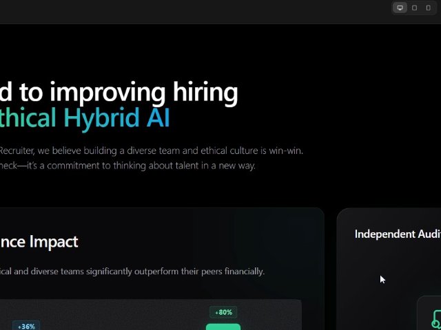 Ethical AI Hiring Impact & Audit Section