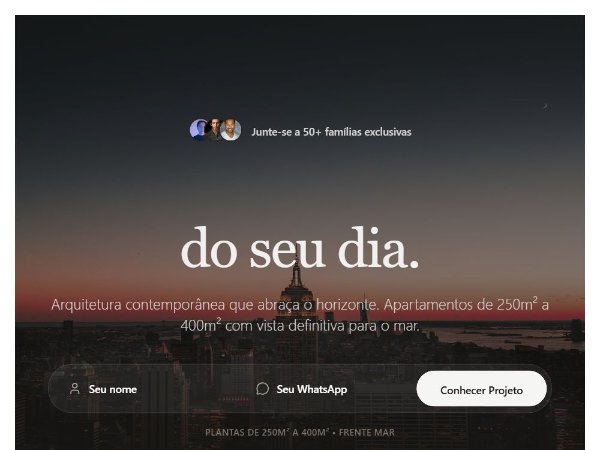 Luxury Real Estate Hero Section