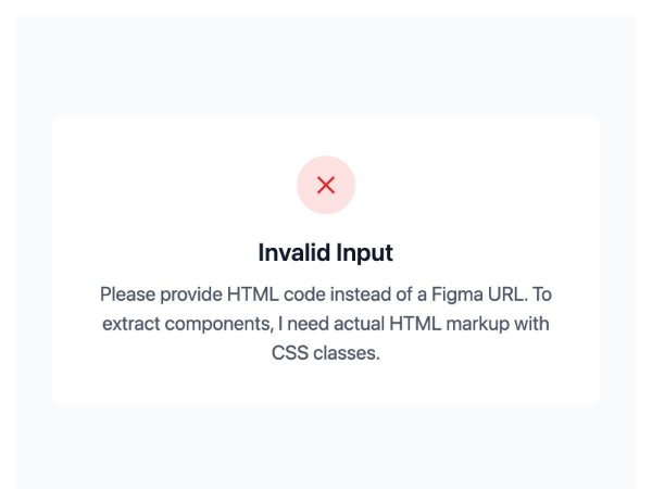 Error: Invalid HTML Input