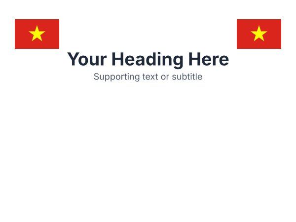 Dual Flag Header Decoration