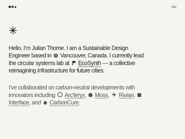 Animated Personal Intro Hero Section