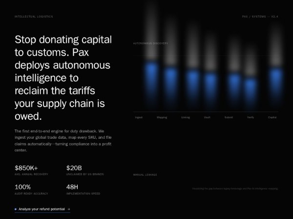 Dark Hero Section with Analytics Visualization