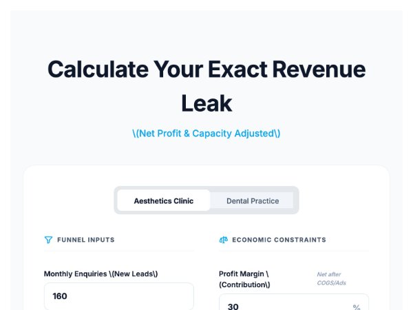 Revenue Leak Calculator Section