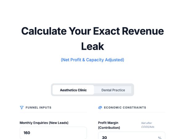 Revenue Leak Calculator Section