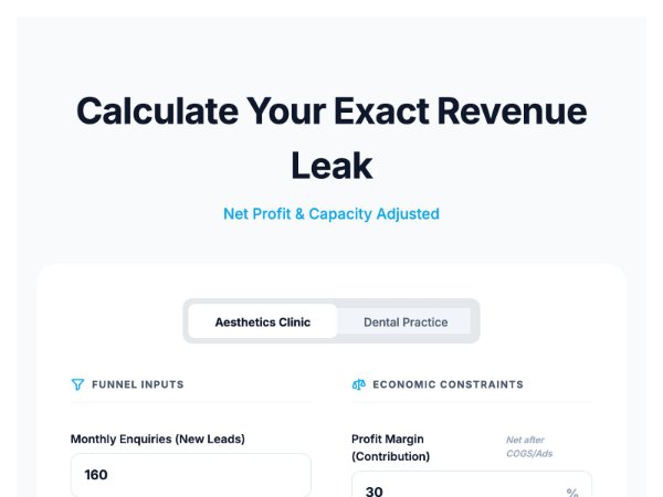Revenue Leak Calculator with Modal & Quiz