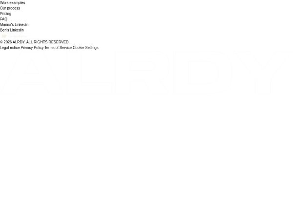 Two-Column Footer with Navigation and Legal Links