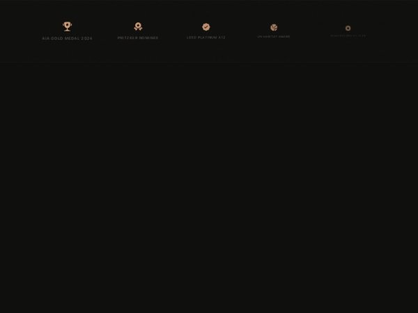 Awards Section with Icons and Cursor Glow