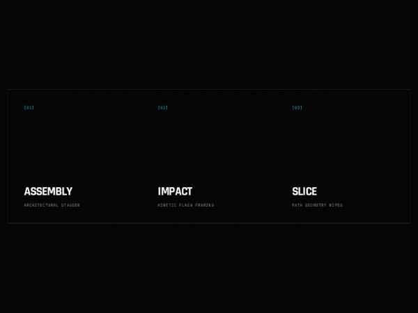 3D Hover Cards Grid with Blueprint Background