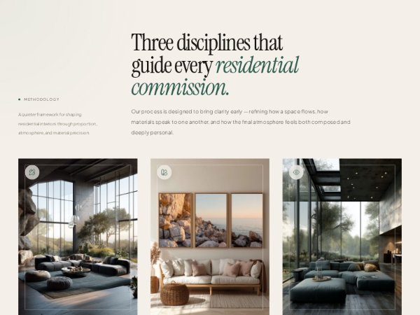 Interior Design Methodology Feature Section