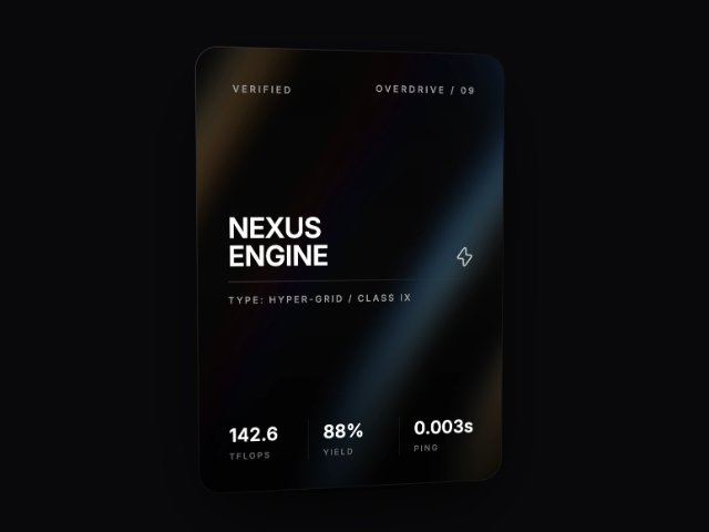 Holographic Nexus Engine Card