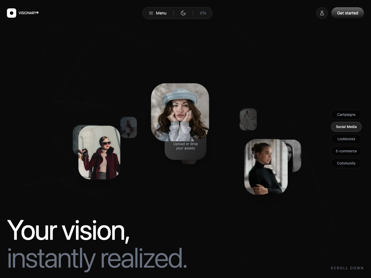 Instant Catalog Menu Component