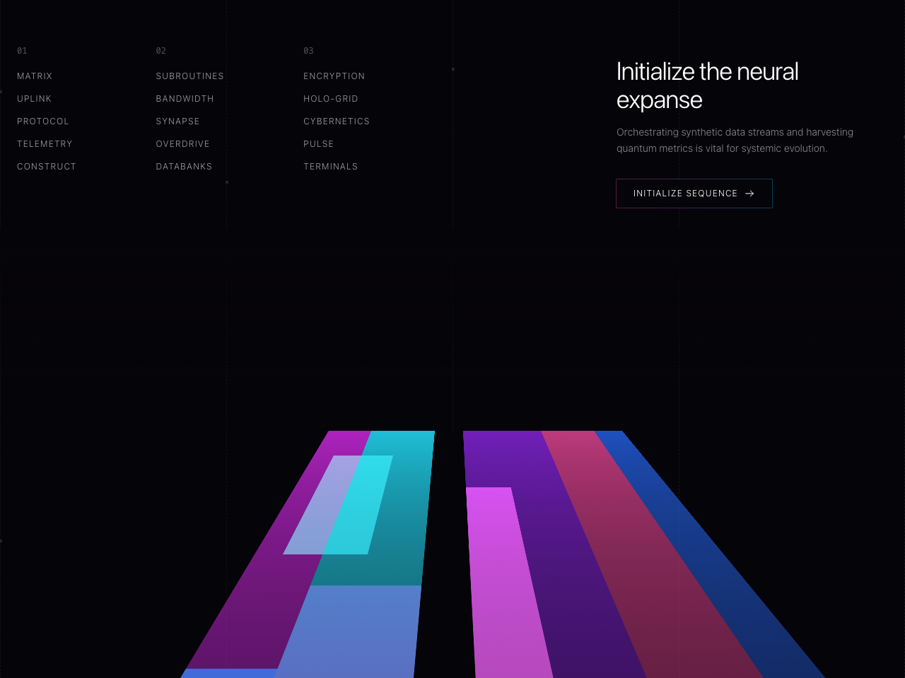 Protocol Initialize Hero Section