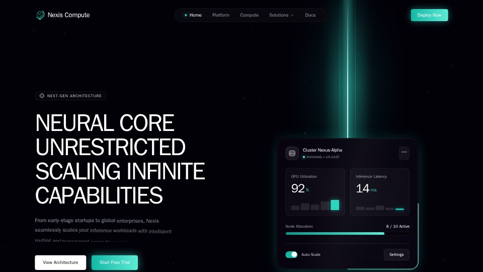 Nexis Compute - Enterprise AI Infrastructure thumbnail
