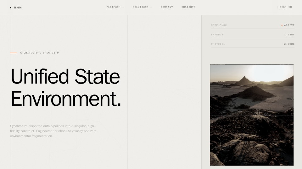 Zenith - Unified Architecture thumbnail