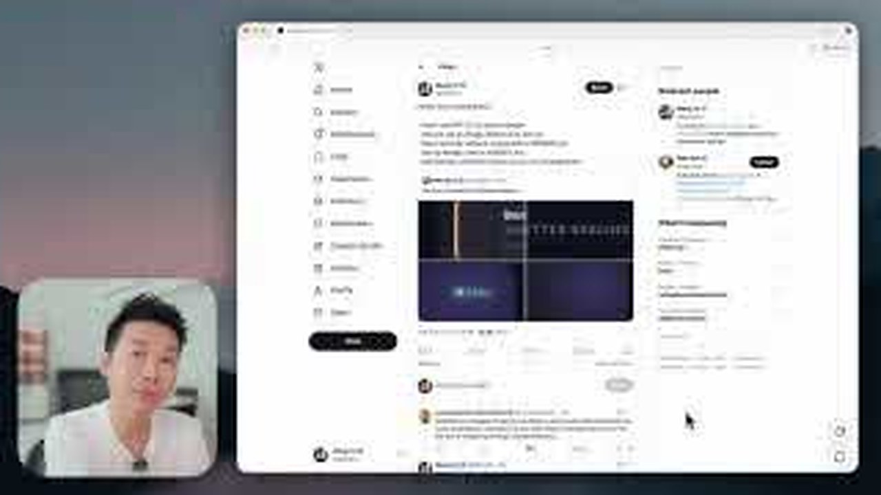Video frame showing generic landing page patterns being reviewed for AI slop signals
