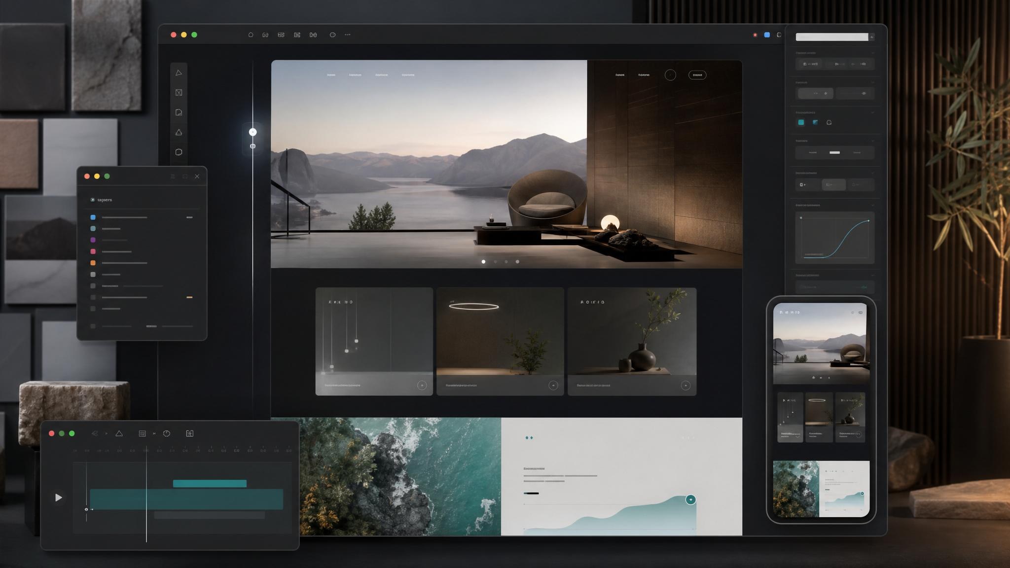 Final premium Aura page review with original visual direction, polished sections, refined animation, and cohesive page flow
