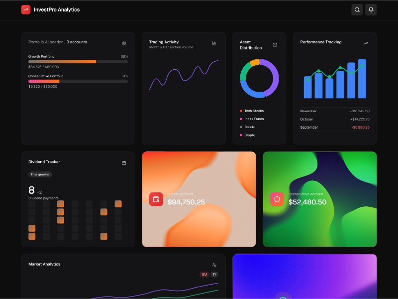 Preview for Investment Portfolio Analytics Dashboard
