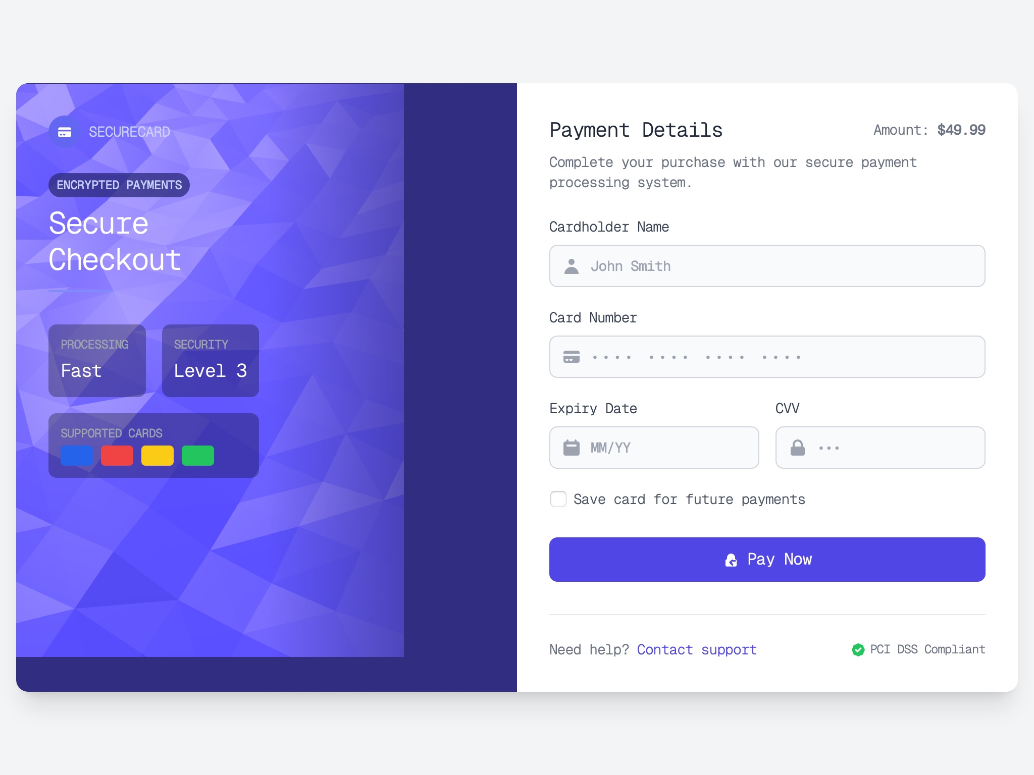 Preview for Payment Checkout and Visualization UI