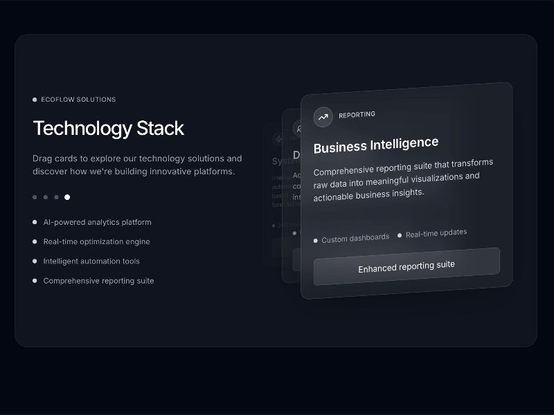 Preview for Interactive Draggable Cards UI
