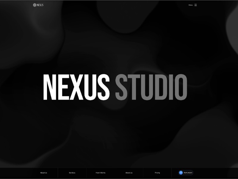 Preview for Nexus Studio Landing Page Template