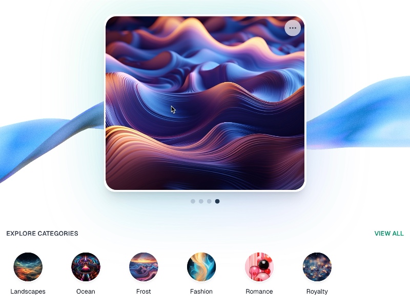 Preview for Image Gallery with Carousel UI