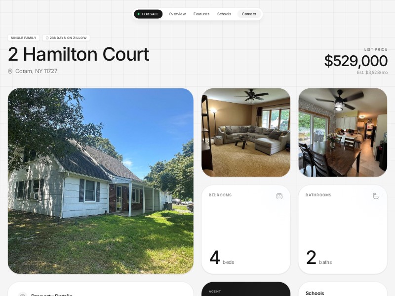 Preview for 2 Hamilton Court Listing Template