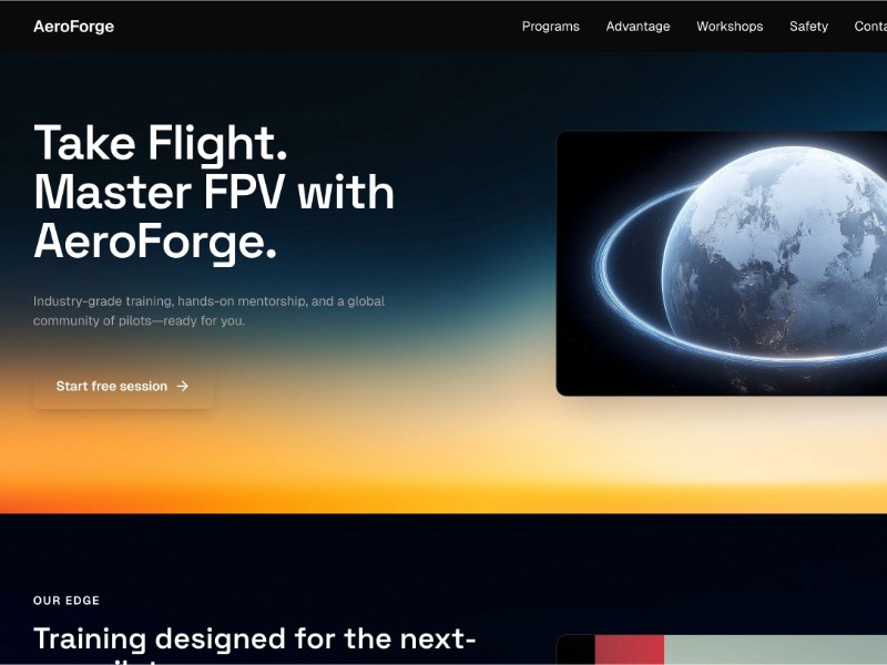 Preview for Drone Flight School UI Layout