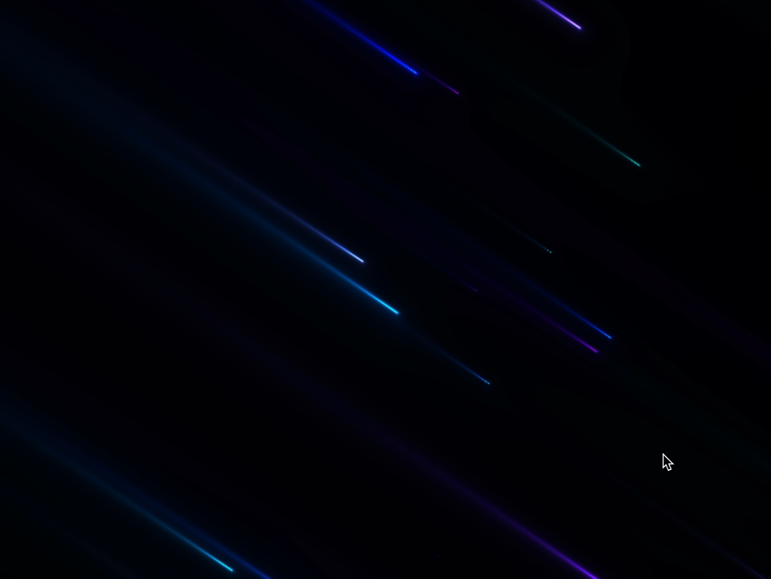 Preview for 3D Shader Aurora Comets Effect