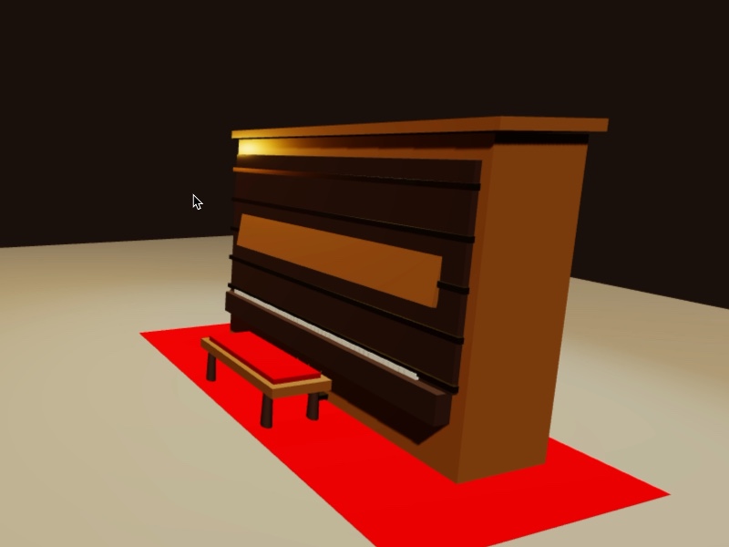 Preview for 3D Interactive Piano Model UI