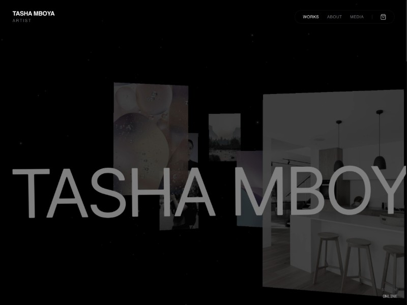 Preview for 3D Artist Portfolio Template