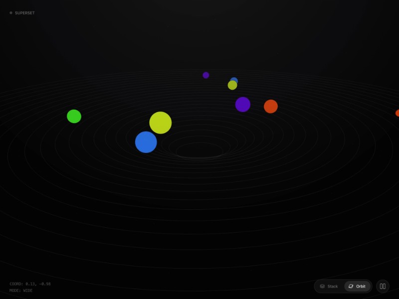 Preview for Gravity Well 3D Interactive Template