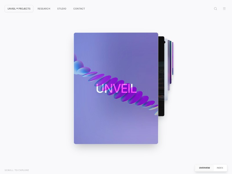 Preview for 3D Portfolio Landing Page Template
