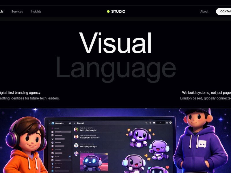 Preview for Creative Studio Portfolio Landing Page Template