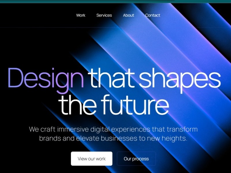 Preview for Interactive Design Agency Landing Page