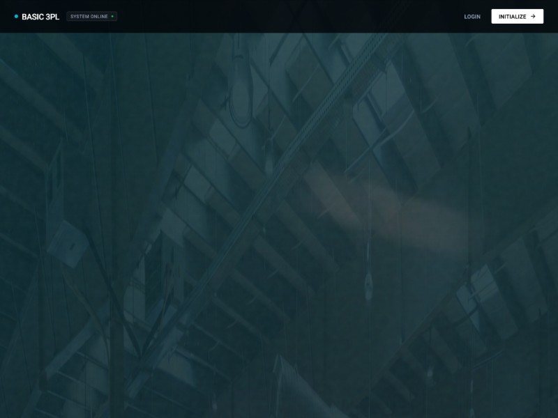 Preview for 3PL Logistics Landing Page Template